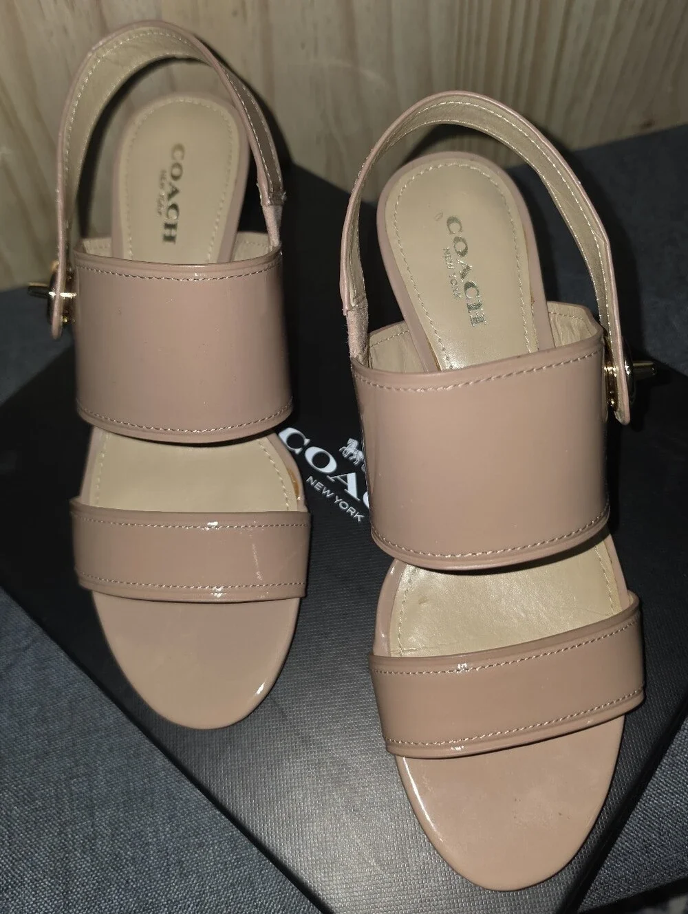 Coach Nude Pink Heels